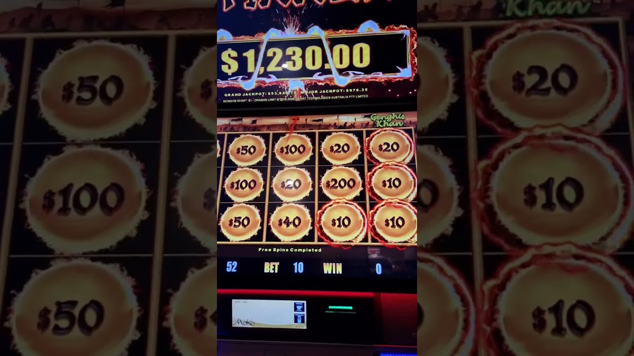 Genghis Khan delivered a big win Australia pokies Video