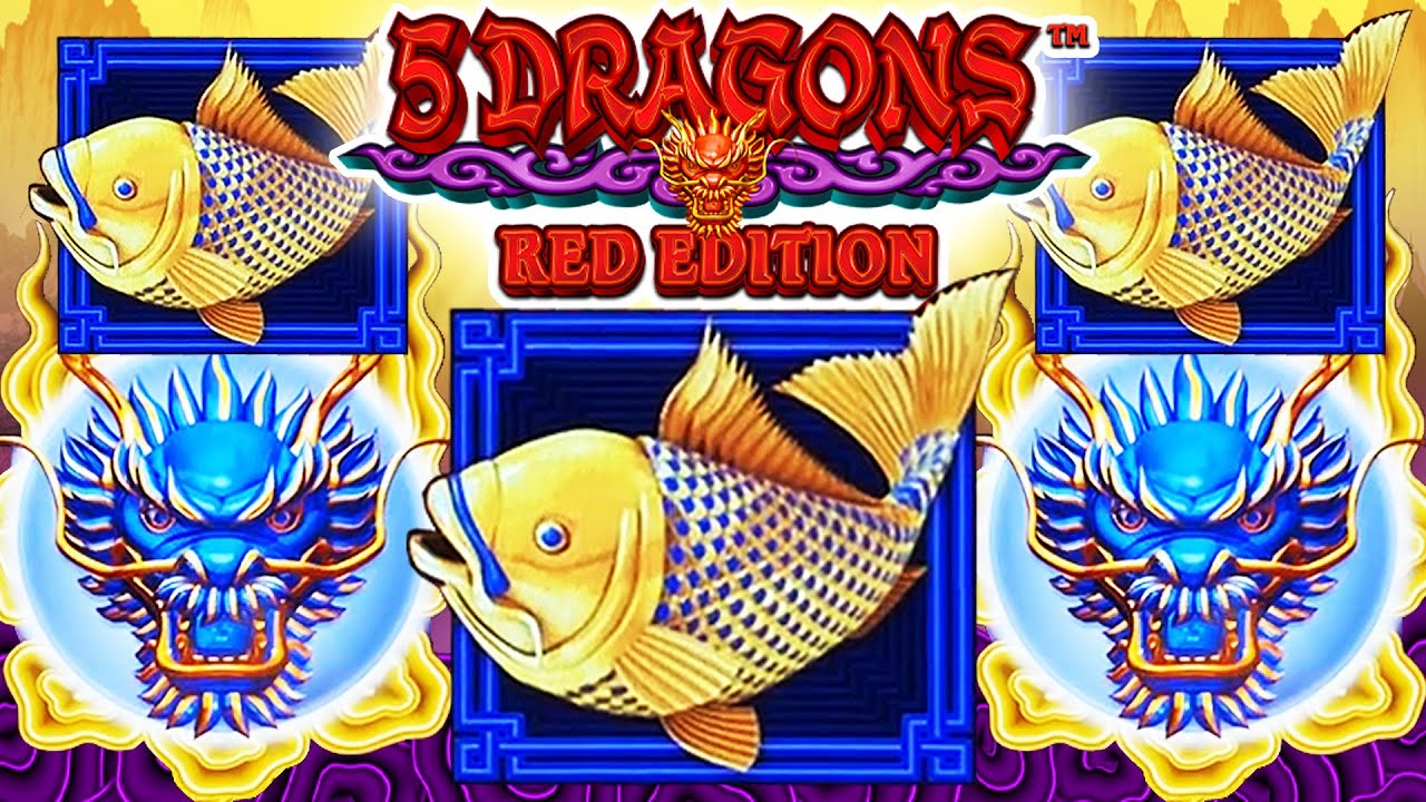 x+ BIG WIN! Dragons and Fish ! Love This Combo! Dragons Red Edition in Las Vegas! Video