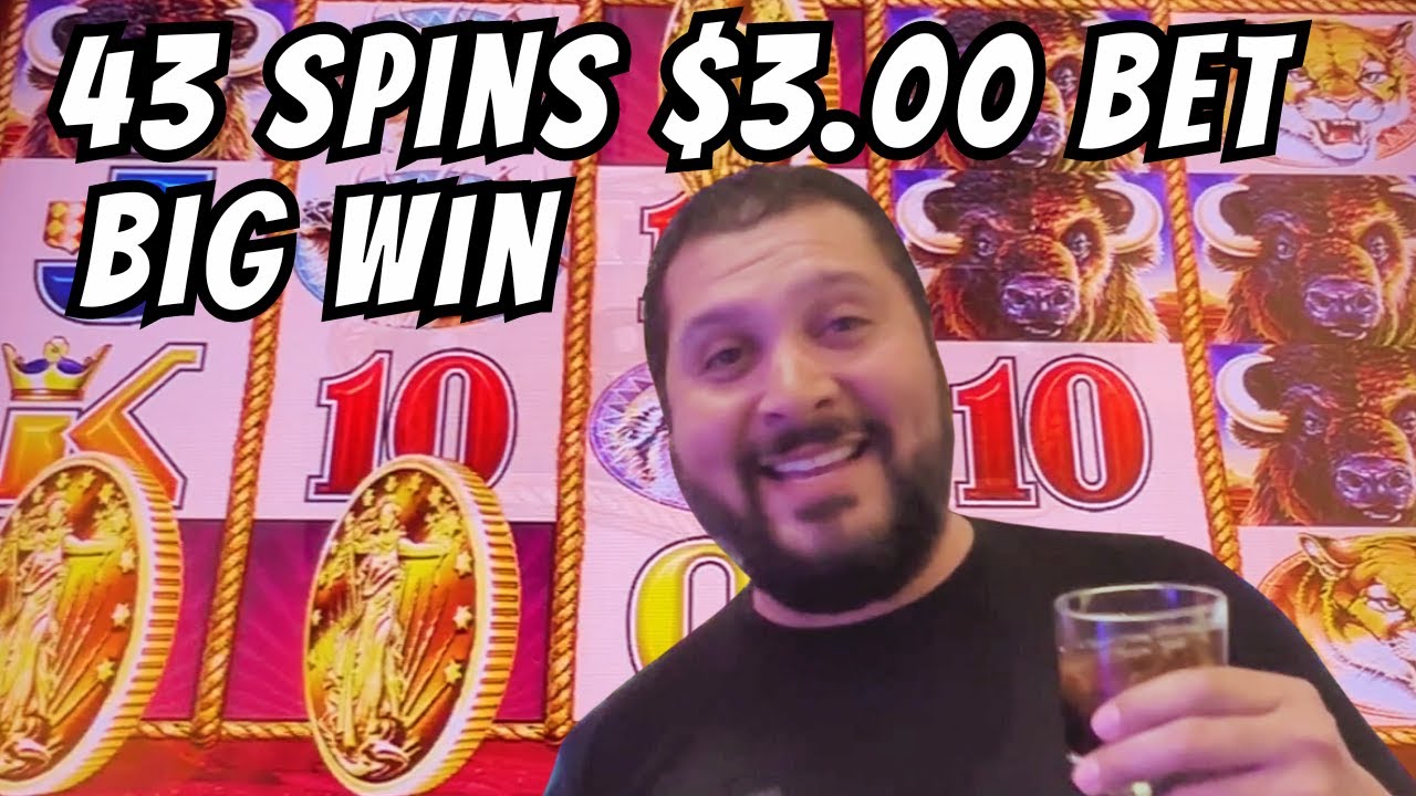 Spins On Buffalo Gold Slot Machine BIG WIN k Video
