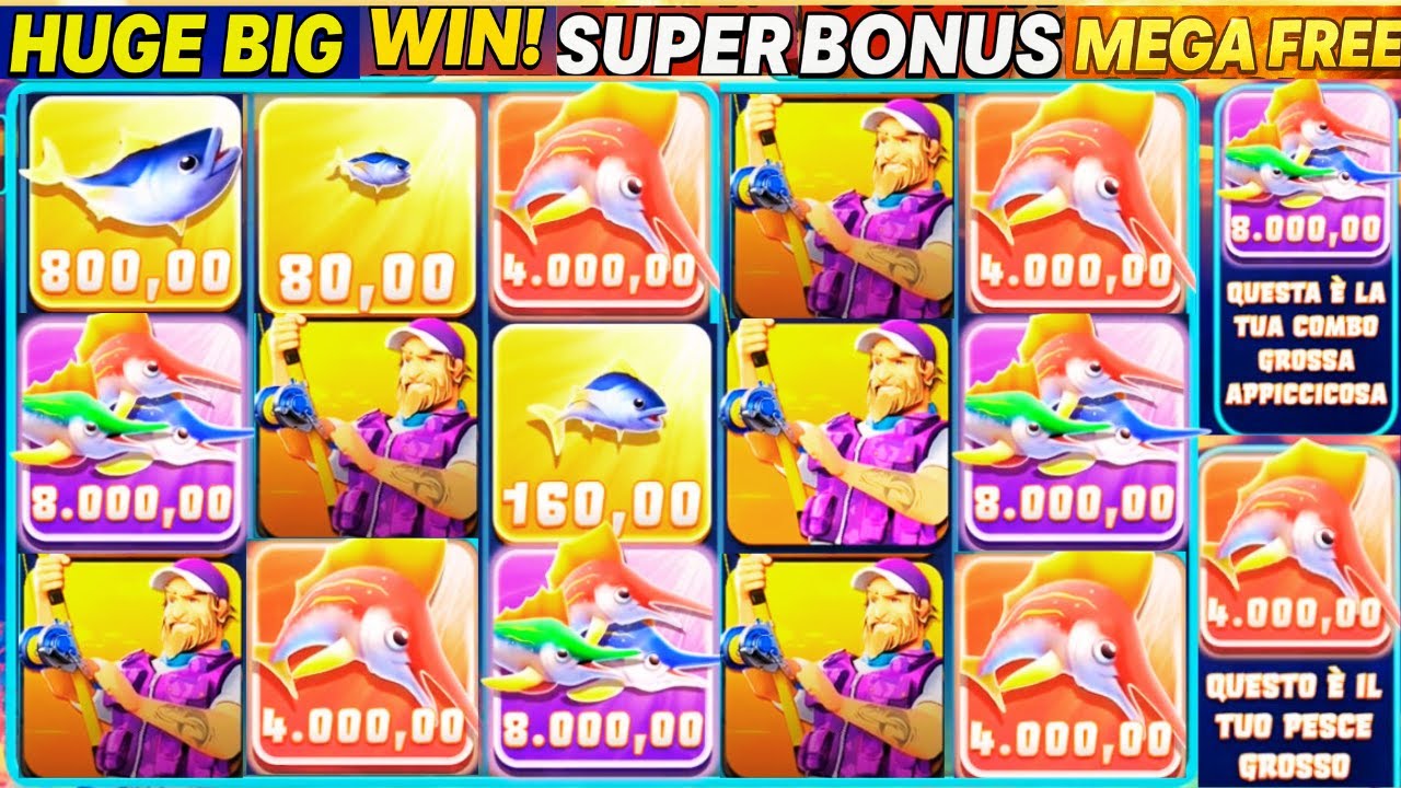 HUGE BIG WIN on New Slot: Fishing Net Fortune! Bonus Feature Pays Massive! Video