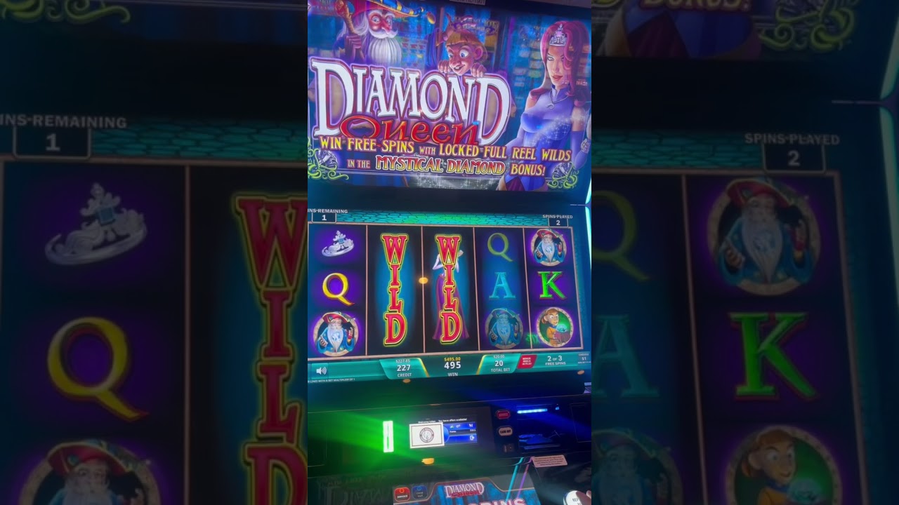 DIAMOND QUEEN MASSIVE WIN!! slot slots casino Video