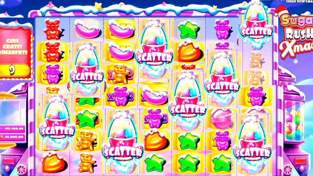 BIG WIN SLOT Sugar Rush X Max FREE SPIN Video