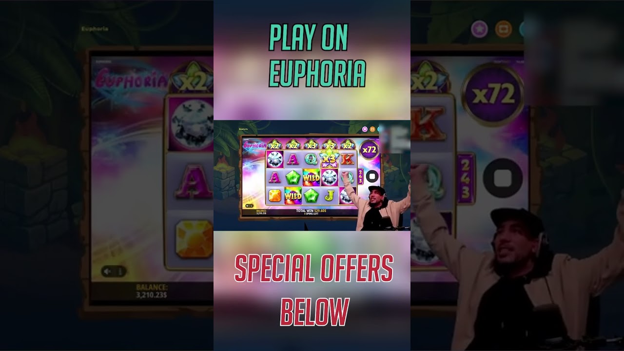 Mega big win on Euphoria slot #megabigwin #euphoria Video