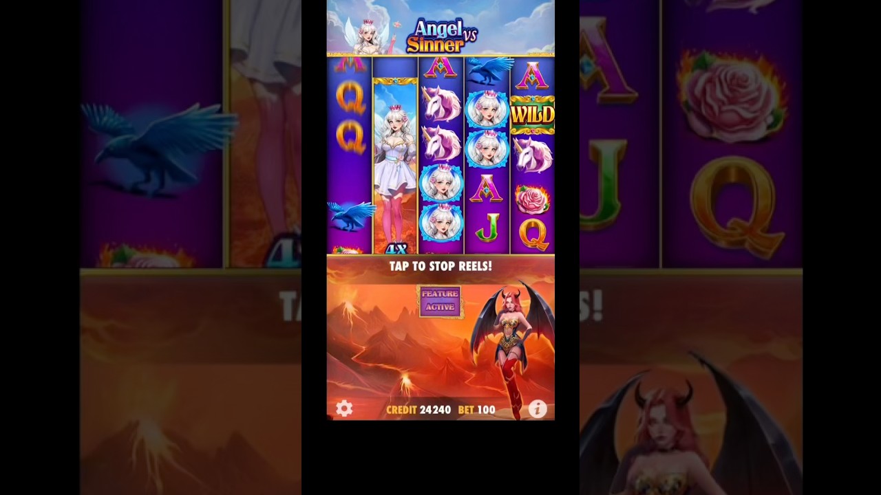 Big Win At Angel vs Sinner ! #angelvssinner #slot #casino Video