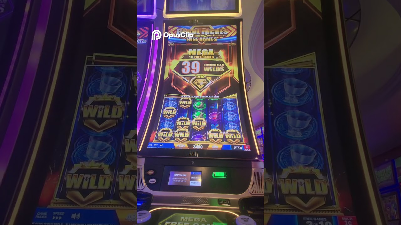 Regal Riches Slot Machine Big Win! 3333 + 5850 Credits! Video