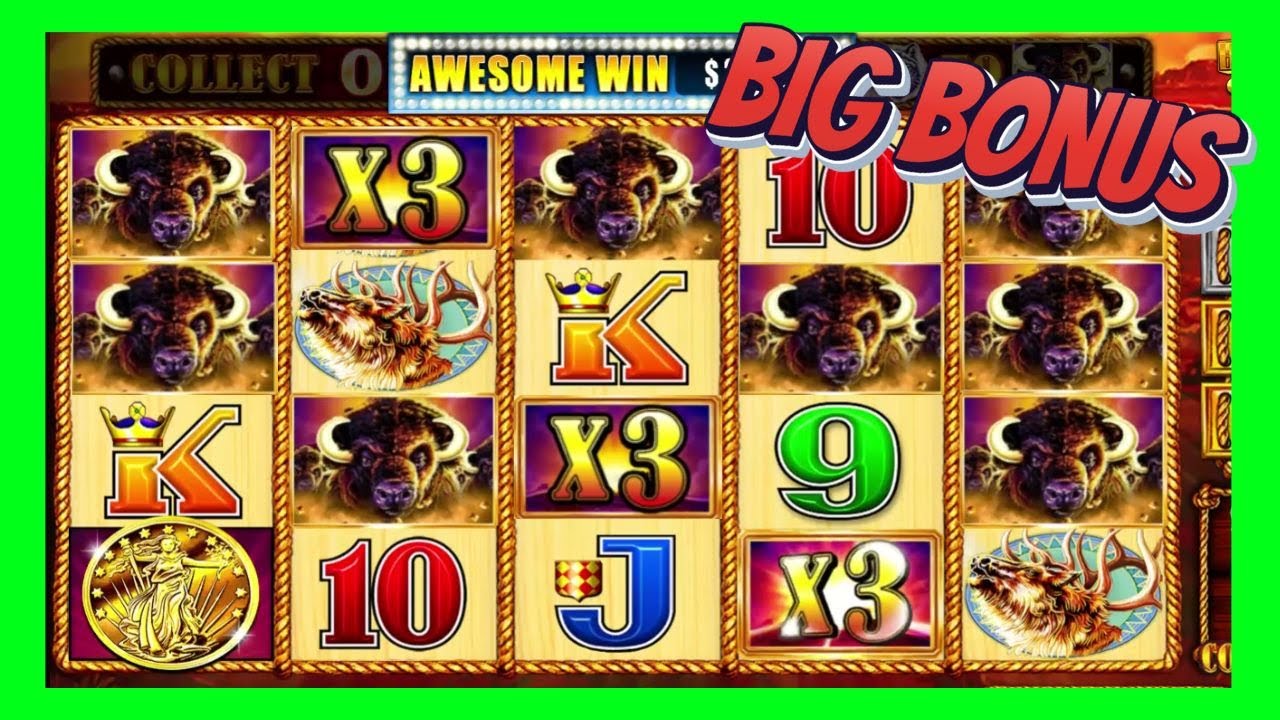 CASINO SLOTS BIG WIN MASSIVE JACKPOT ON BUFFALO BIG RETURN ON INVESTMENT MONEY STACKS casino Video