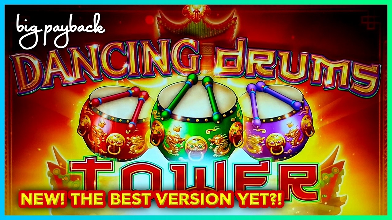 NEW! DANCING DRUMS TOWER! Big Win BONUS! Video