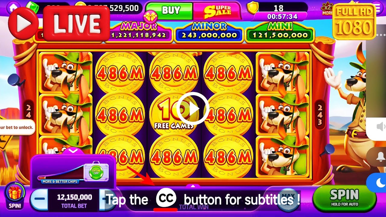 [Live] Cash Tornado™ Slots - Kanga Pockets Huge Big Win, Free Spins & Jackpot Explosion Slots 2025 Video