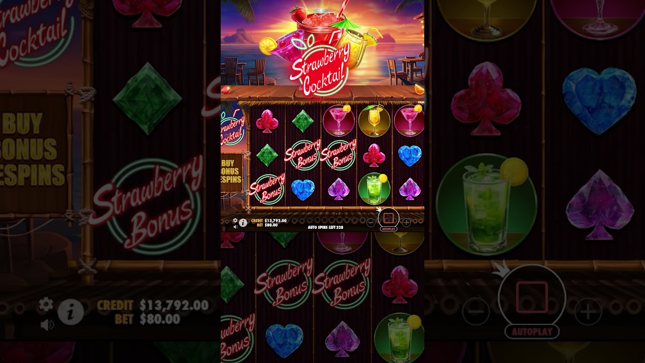 Strawberry Cocktail Sensational Win bigwin slots strawberrycocktail Video