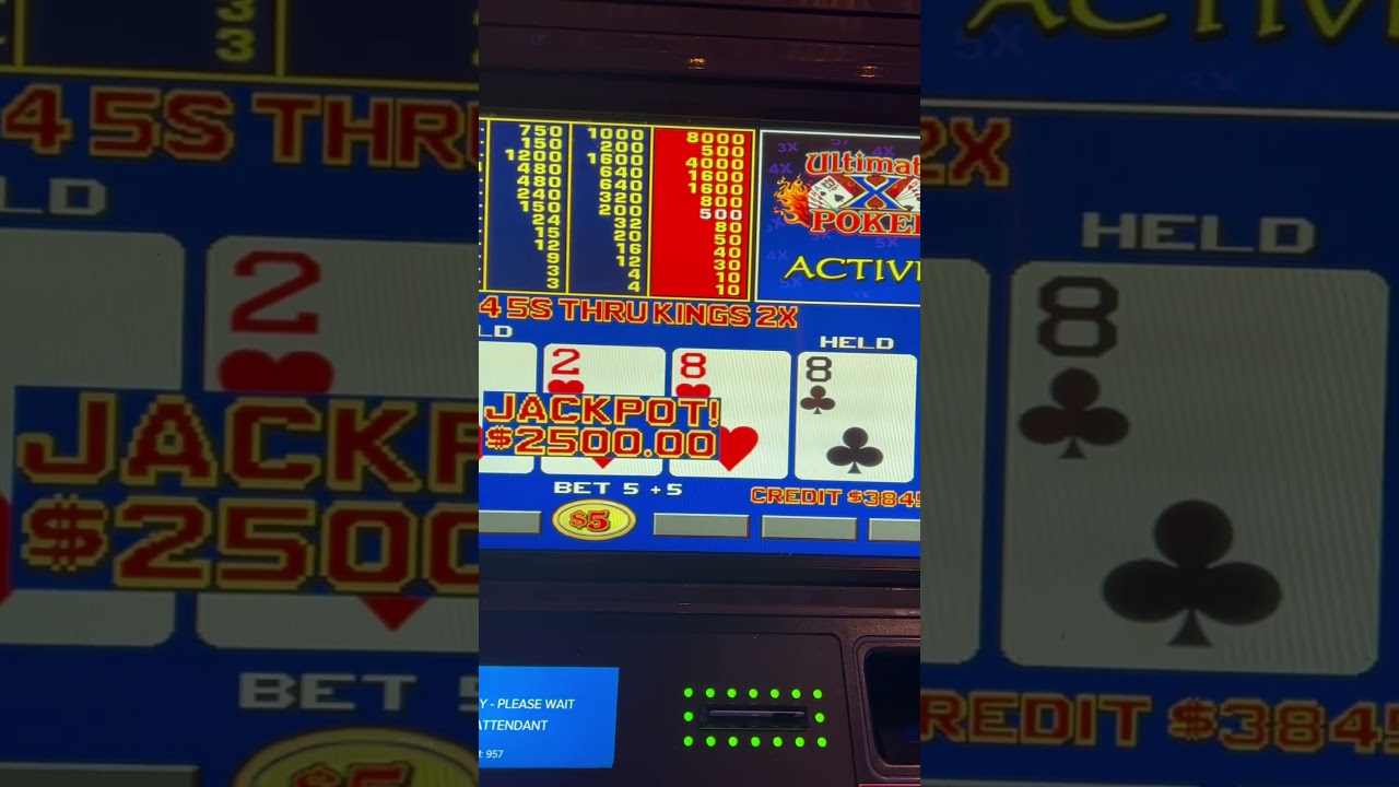 VIDEO POKER $ BET BIG WIN! slot casino casinojackpot Video