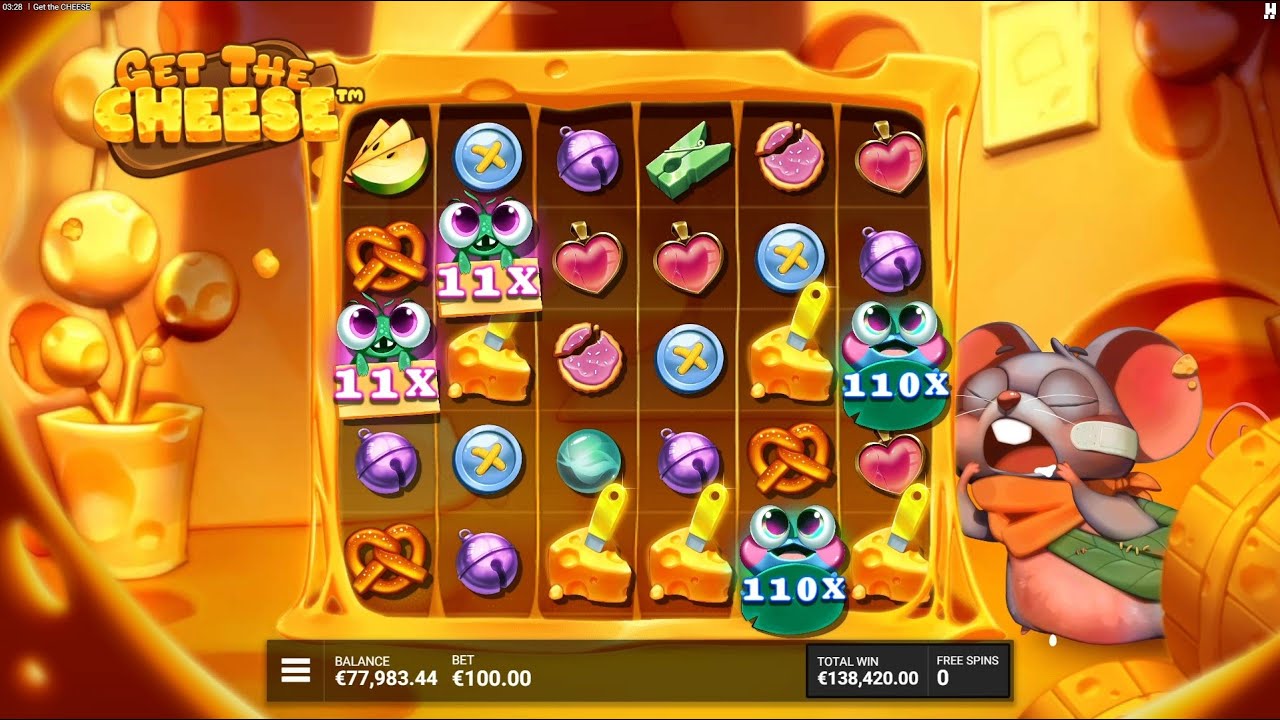 Get the Cheese Slot Bonus Game Big Win x Online Casino Video