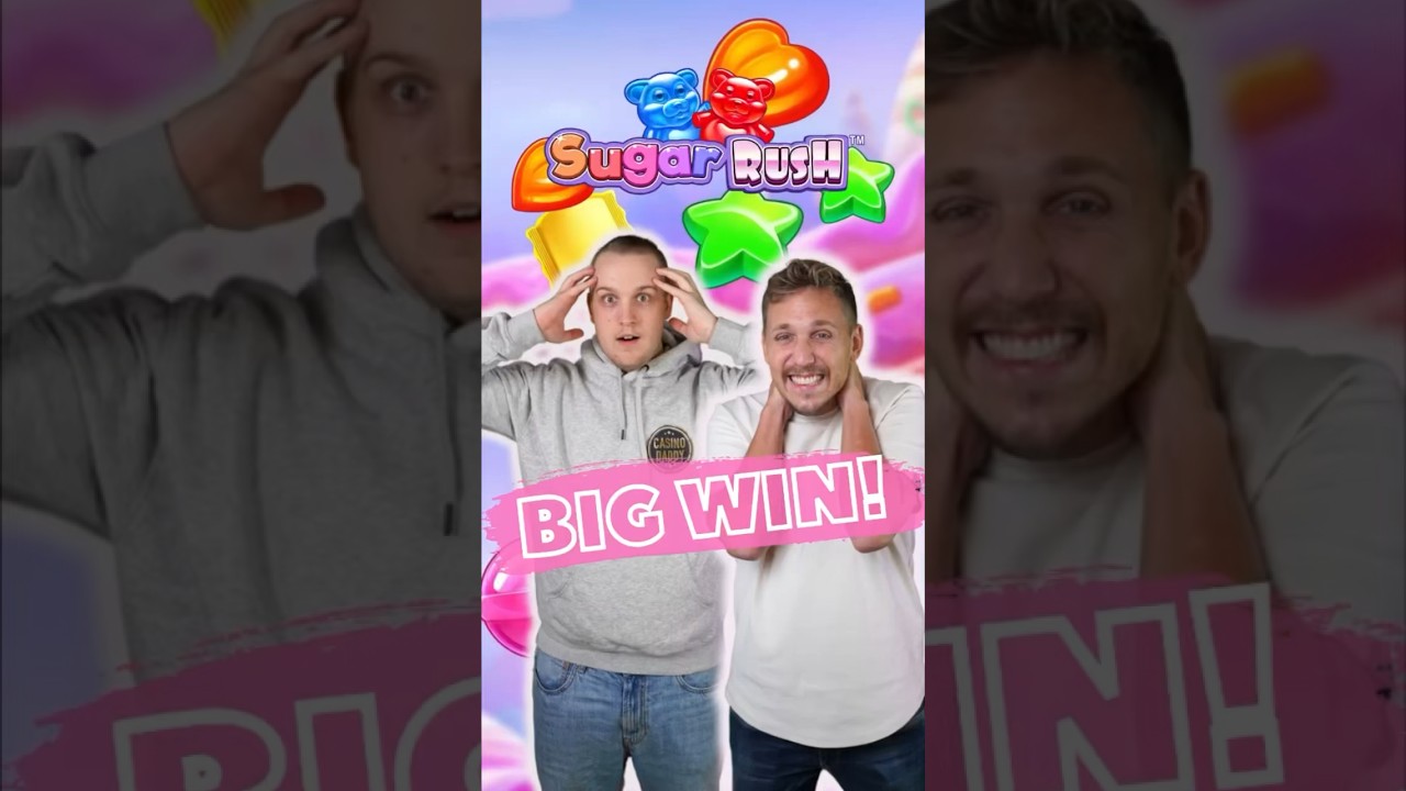 BIG WIN ON SUGAR RUSH (Slot) shorts Video