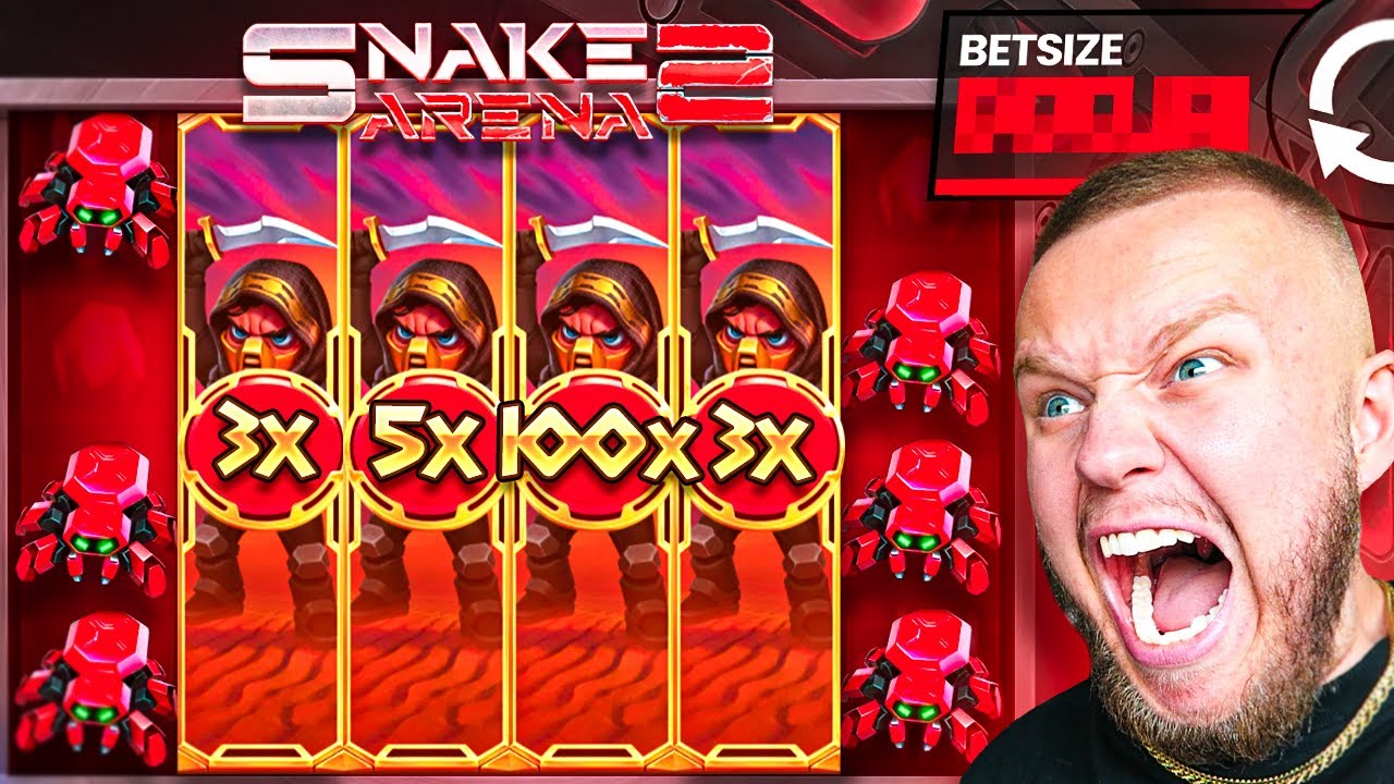 THE NEW SNAKE ARENA DROPPED THIS INSANE SETUP! (Big Slot Win!?) Video