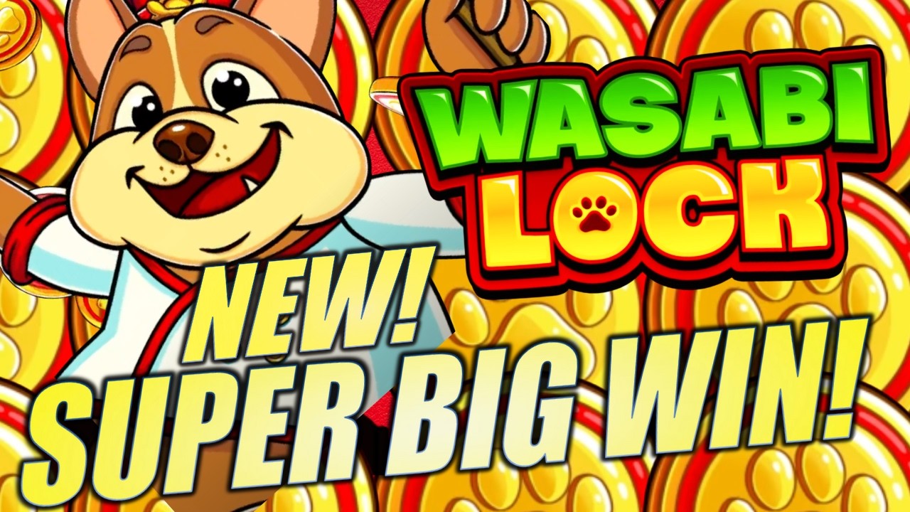 NEW SLOT! SUPER $USHI BIG WIN!! WASABI LOCK (SUSHI CAT & HIBACHI HOUND) Slot Machine (EVERI) Video