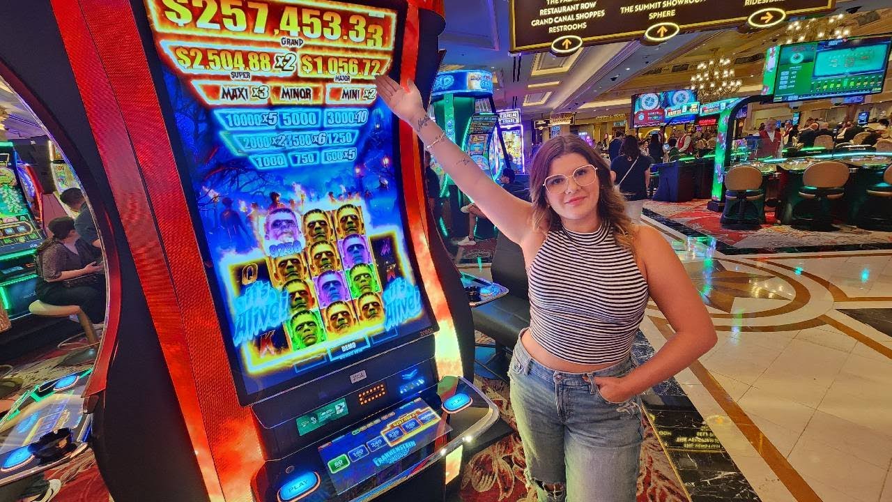 Back to Win it BIG on the NEW Frankenstein Returns Slot Machine! Video