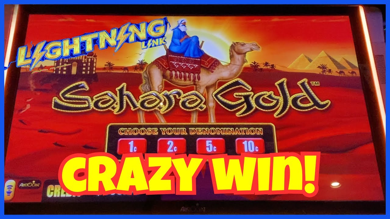 Accidental Bet Pays BIG!Lightning Link High Stakes and Sahara Gold Video