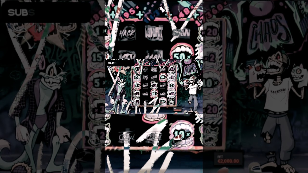 INSANE Chaos Crew 3 BIG WIN! 30,000X MAXWIN Reached! #epicwin #slot #megawin Video