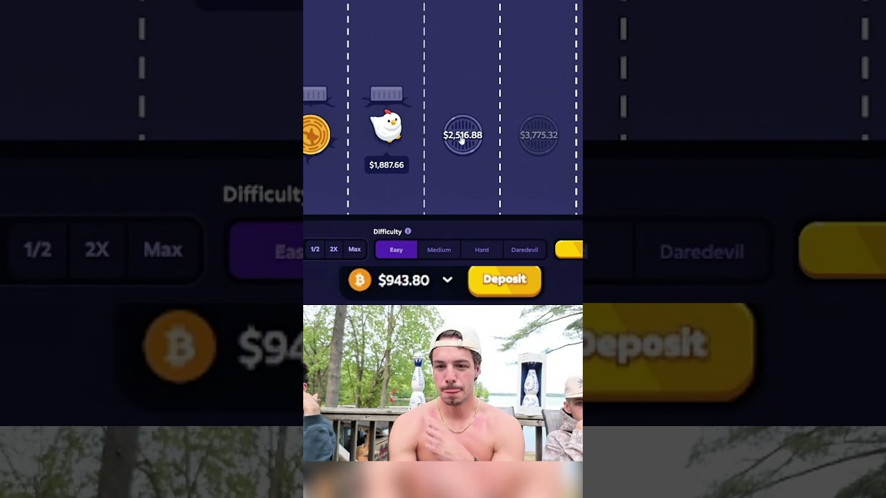 chicken cross game win bigwin shorts Video