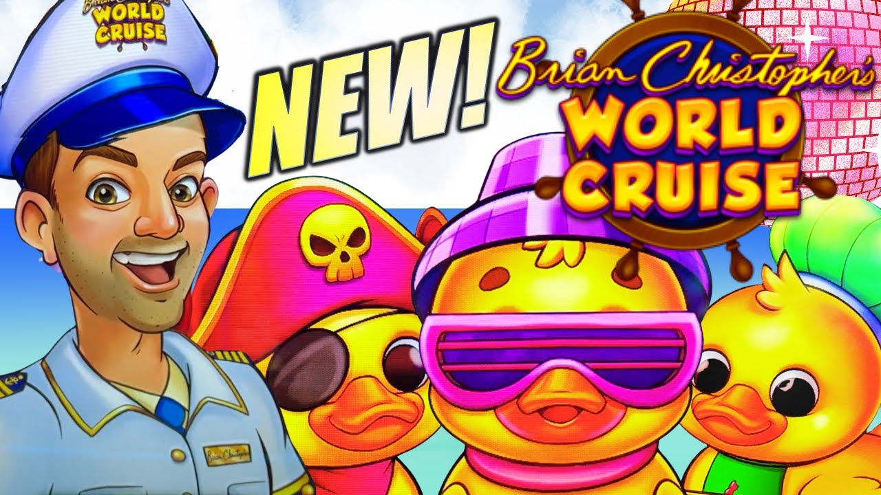 SPLASHING BIG WIN!! NEW!! BRIAN CHRISTOPHER&;S WORLD CRUISE Slot Machine (Gaming Arts) Video