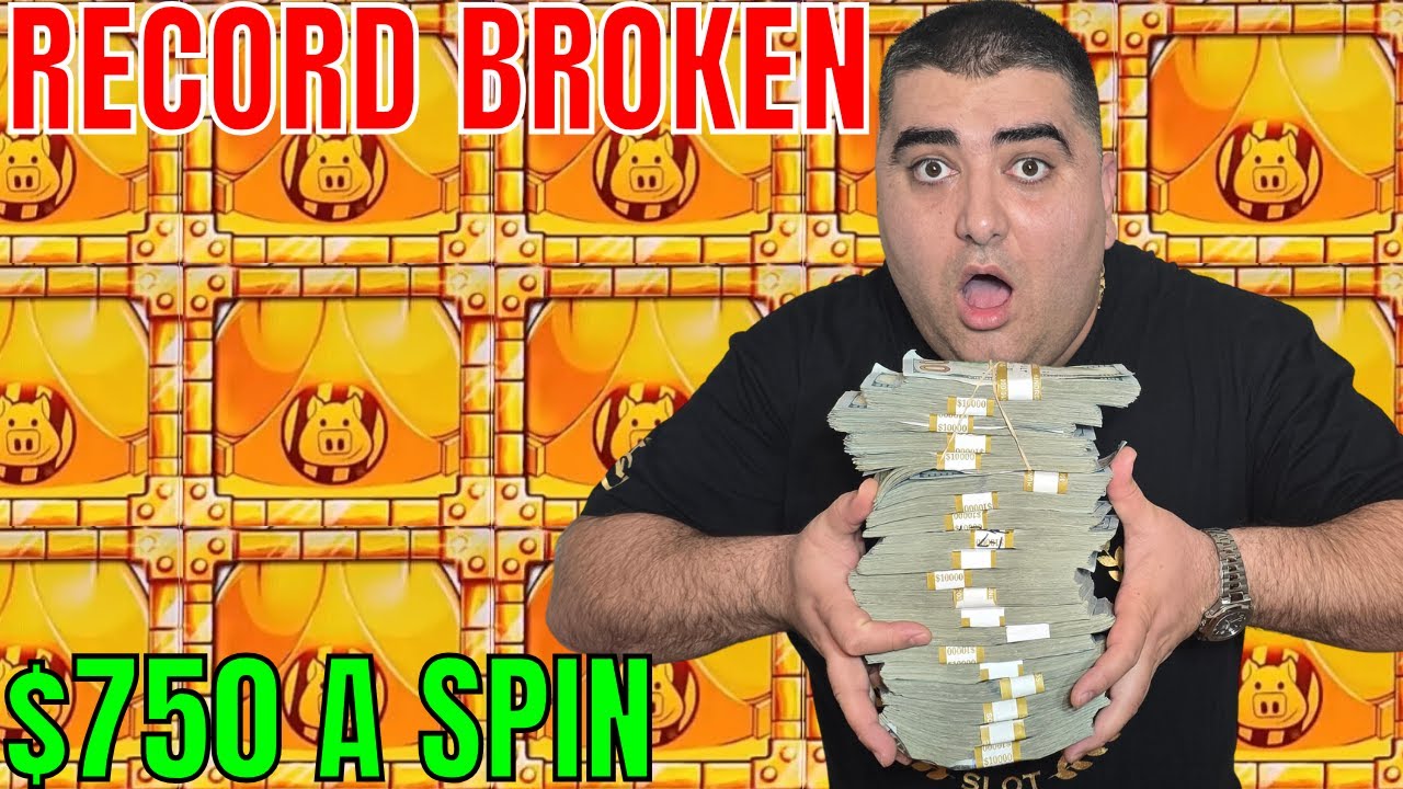 INSANE RECORD BREAKING JACKPOT On Huff N More Puff Slot Video