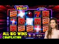 BIG WINS ONLY! HOT HOT FRUIT Slot Machine Compilation Video