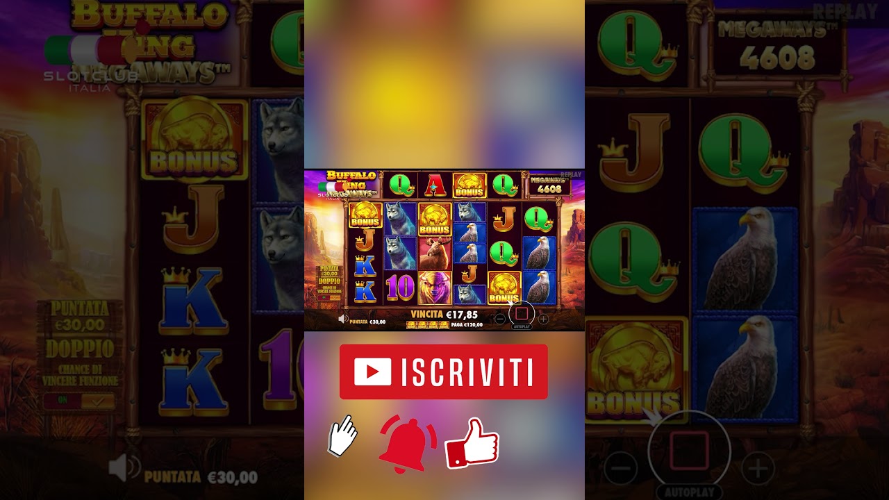 BIG WIN SLOT ONLINE BUFFALO KING|SLOT CLUB ITALIA shorts short slot buffaloking Video