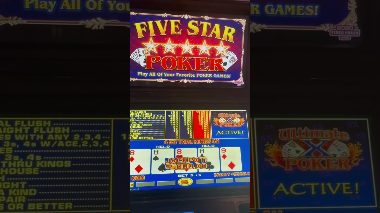 VIDEO POKER $50 SPIN BIG WIN! #casino #gamblinggame #slot Video