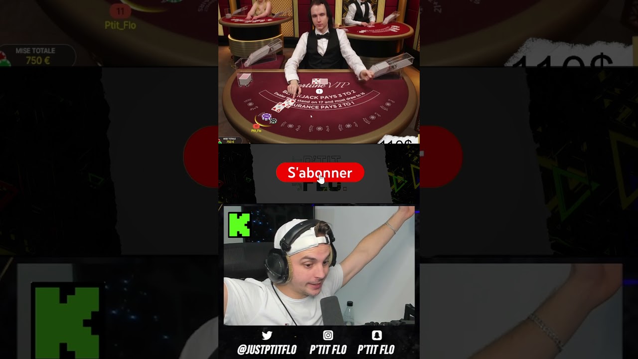 DOUBLE DOWN, EN ONE ONE ! ONE TIIIME blackjack bigwin casino gambling lucky Video