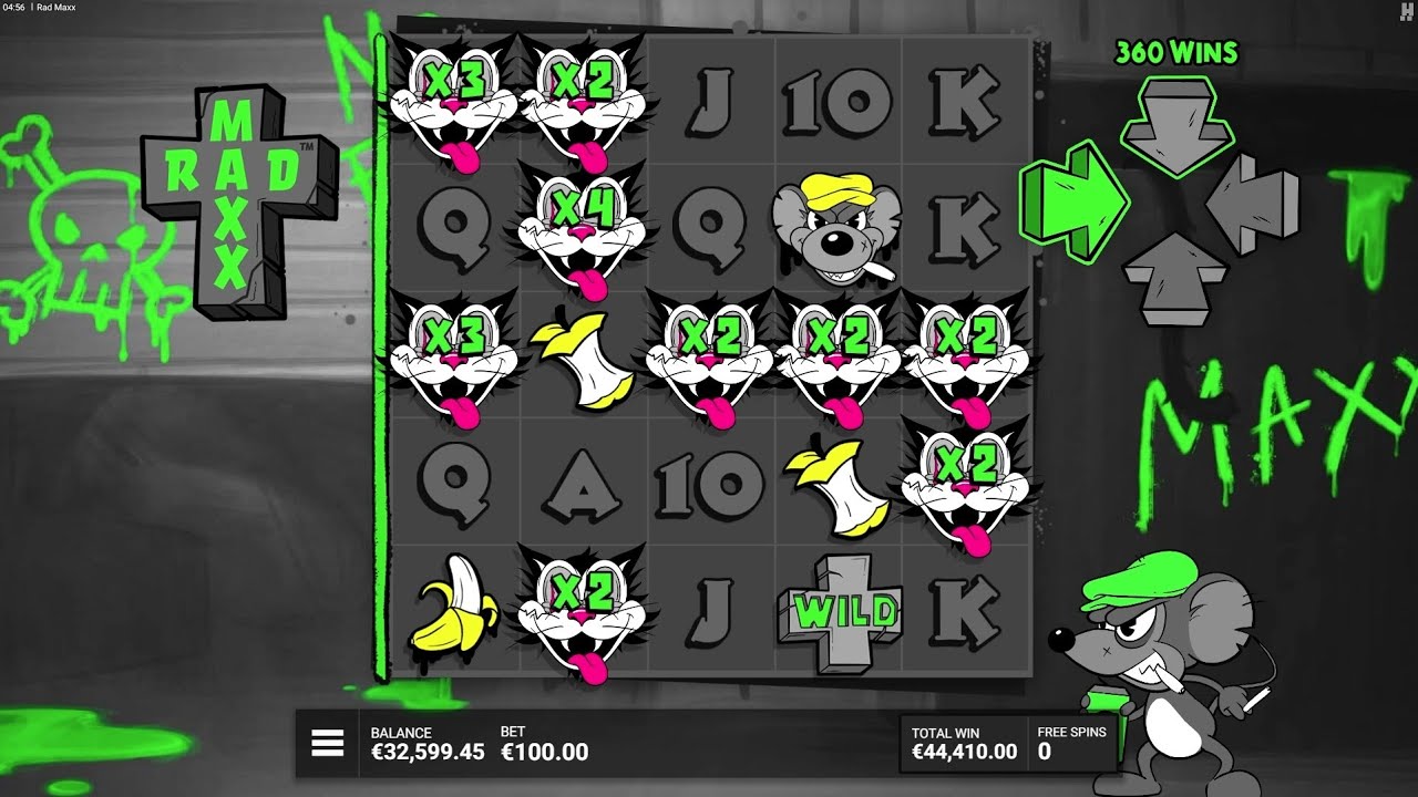 Rad Maxx Slot Bonus Game Big Win x Online Casino Video