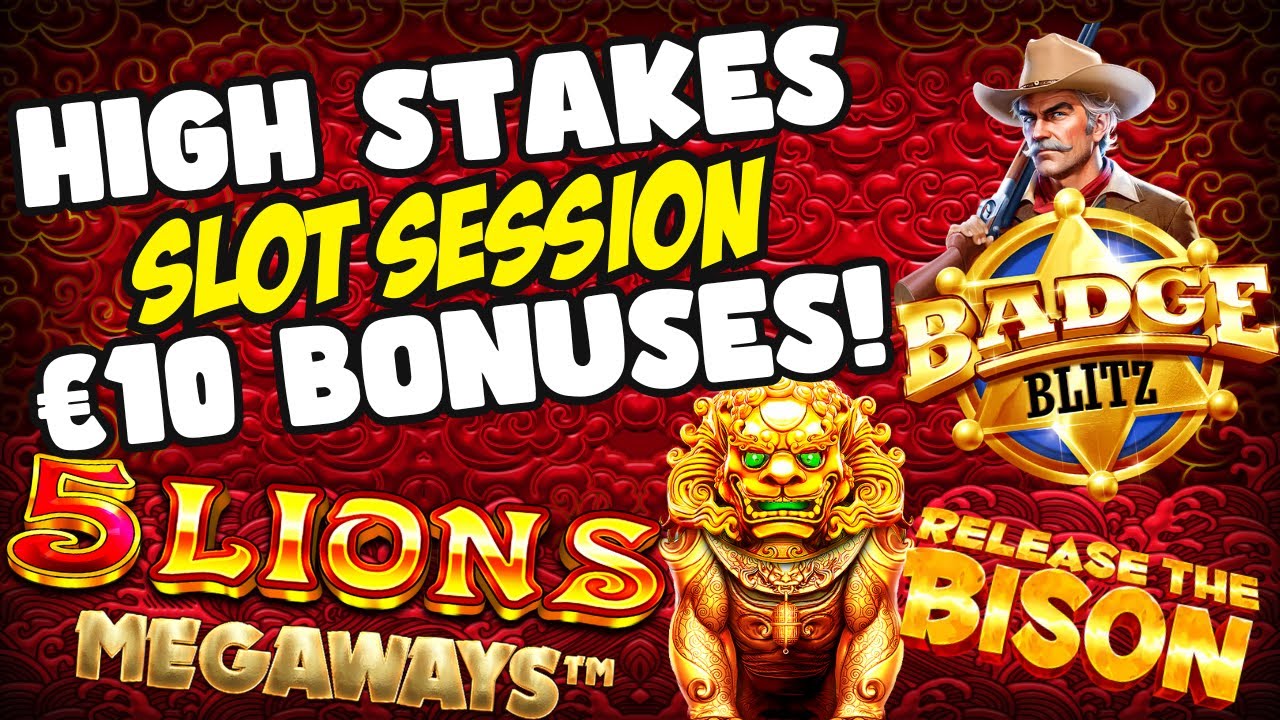 HIGH STAKES SLOT SESSION TAKING ON THE WAGER BUT CAN WE GET A BIG WIN? Video