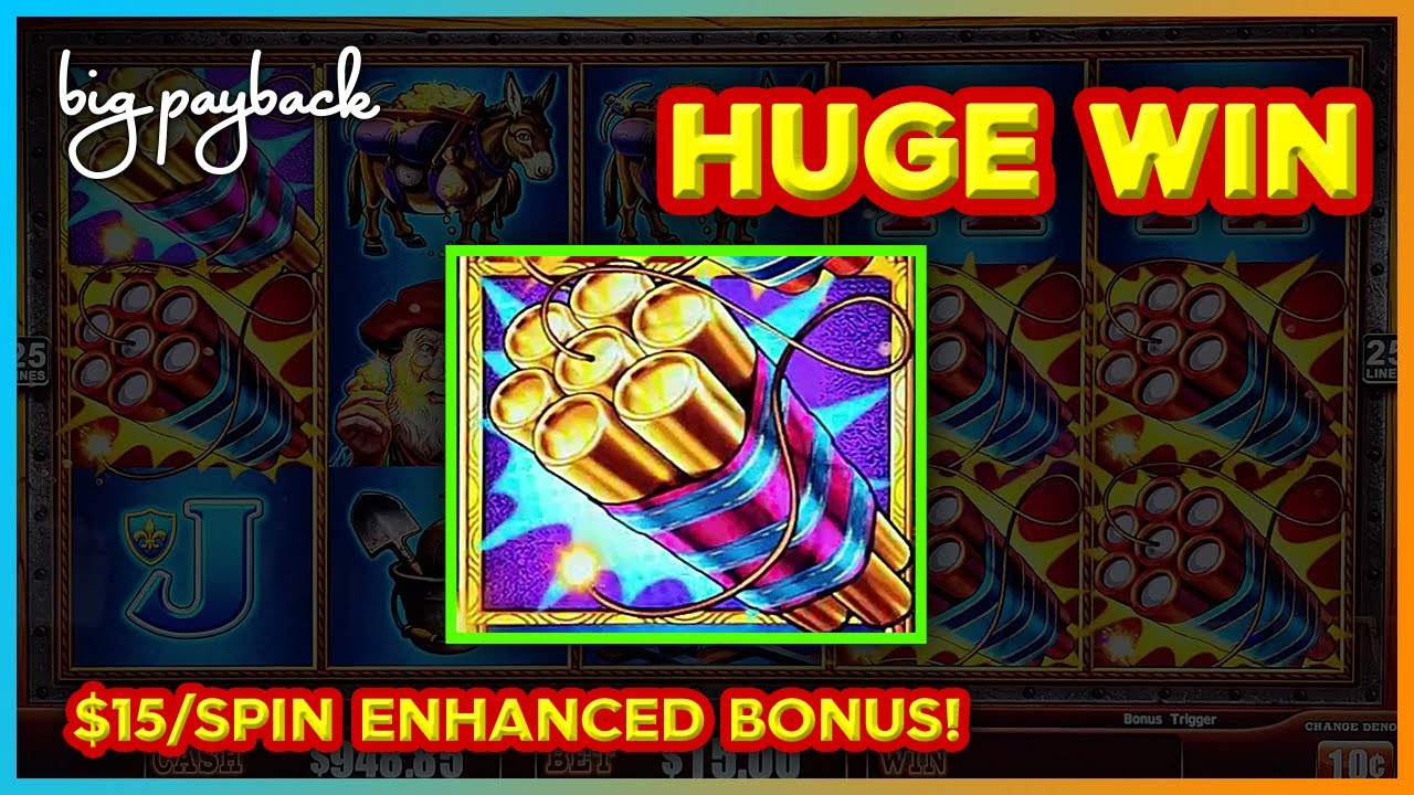 $15/Spin → 1ST SPIN BONUS on Eureka Treasure Train Slots! HUGE WIN! Video