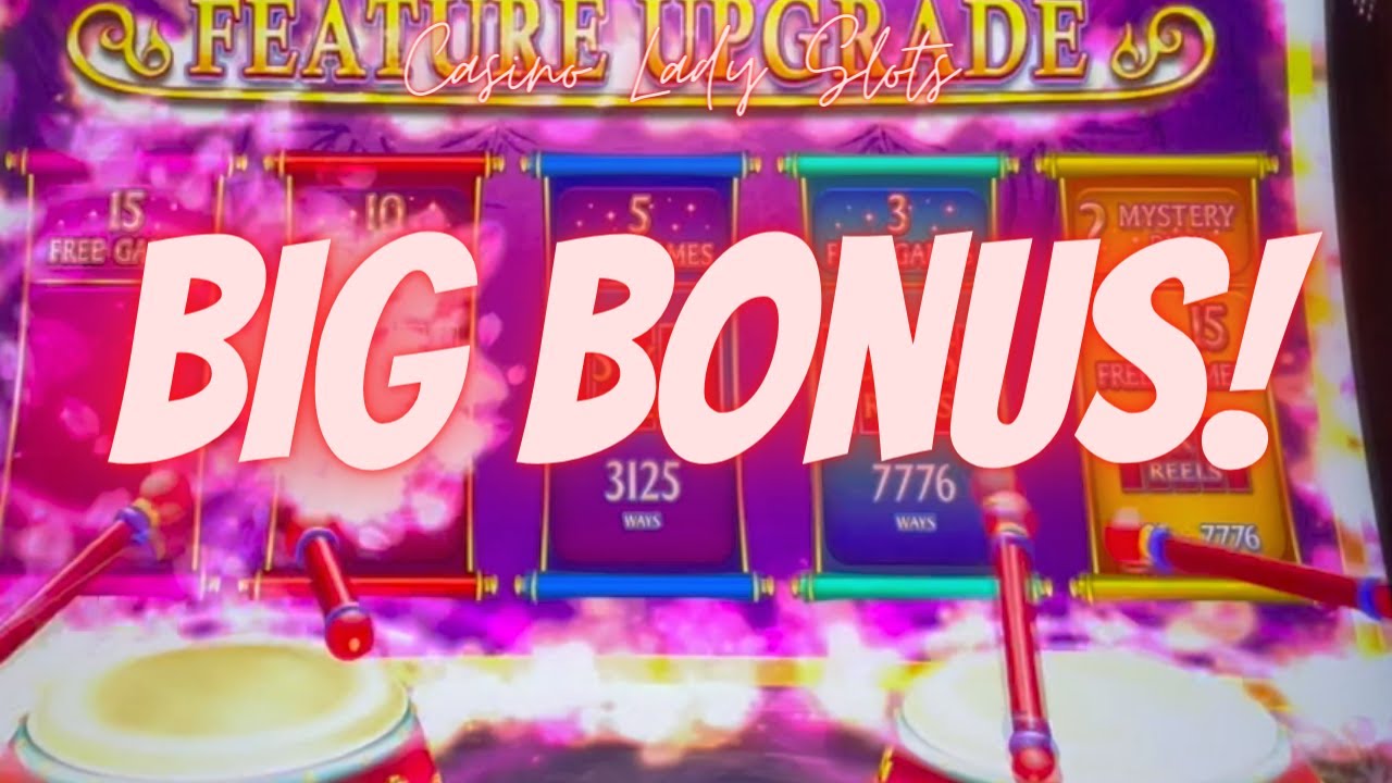 Dancing Drums Prosperity Video Slots! Fu Dogs For The Big Win! Video