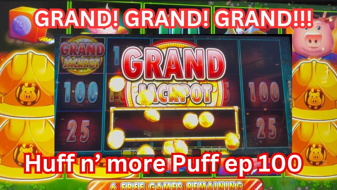 $$$ GRAND Jackpot! Wolfie gave me my BIGGEST win on Huff n more Puff for the Special th Episode! Video