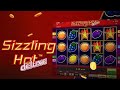 Sizzling Hot Deluxe BIG WIN Casino SLOT MACHINE LEVEL UP Video