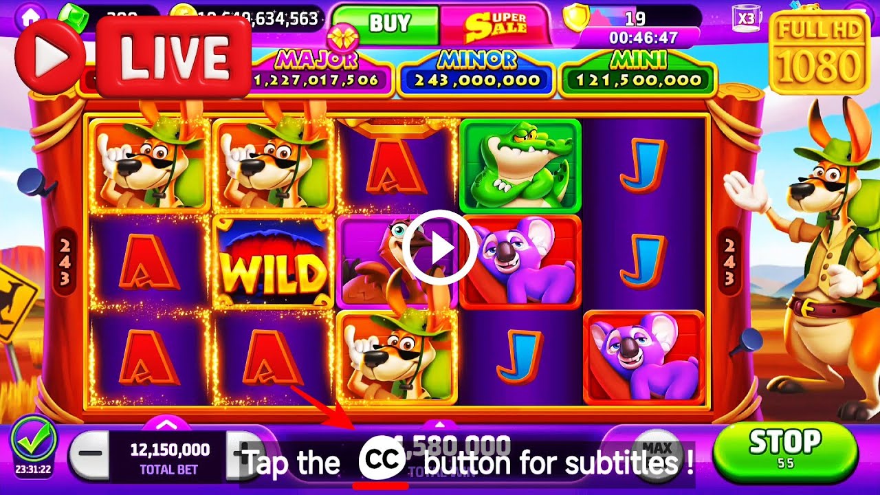 [Live] Cash Tornado™ Slots - Kanga Pockets Big Win, Free Spins & Mega Jackpot Slots 2025 Video