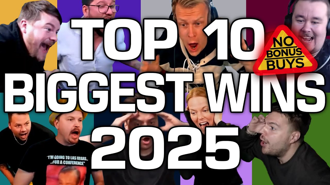 Top 10 Streamers Biggest Wins of 2025: Bonus Buys EXCLUDED! Video