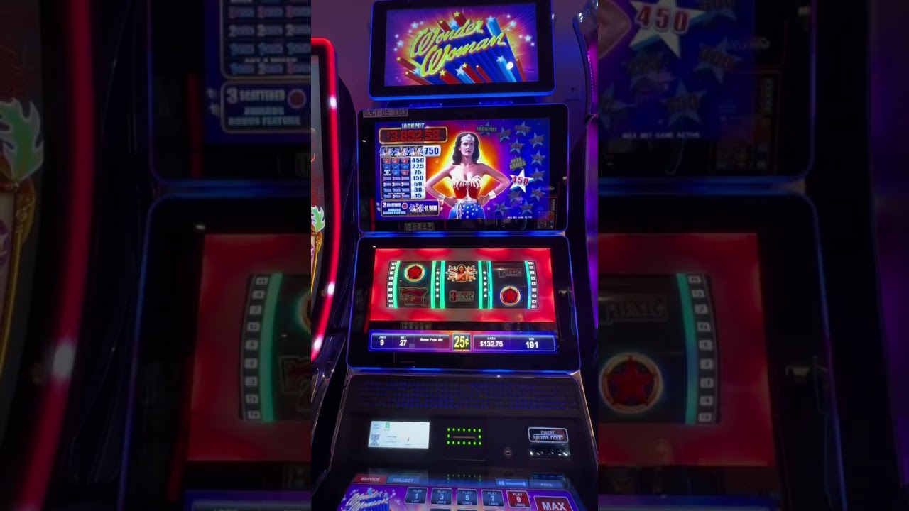 $. Bet Does Wonders on Wonder Woman!! Slot Machine Bonus Wins w/ HillBilly Slots Video