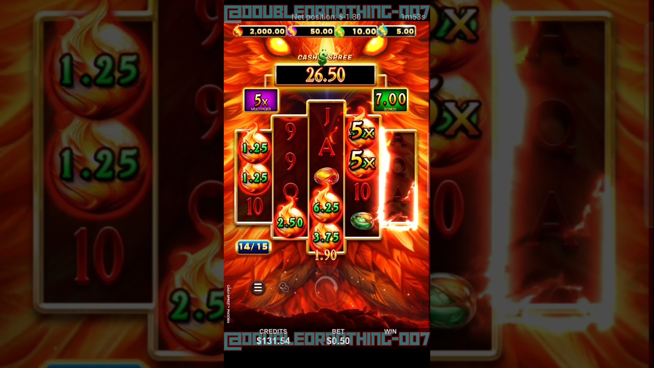 NEW FAVORITE! CASH SPREE PHOENIX [ ONLINE SLOTS ][ BIG WIN ] Video