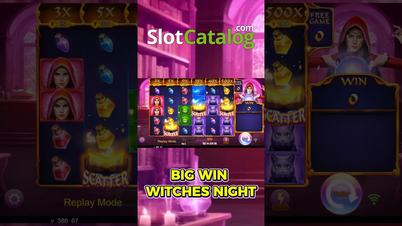 Big Win Witches Night videoslots slot games bigwin videogames gaming igaming game tada Video