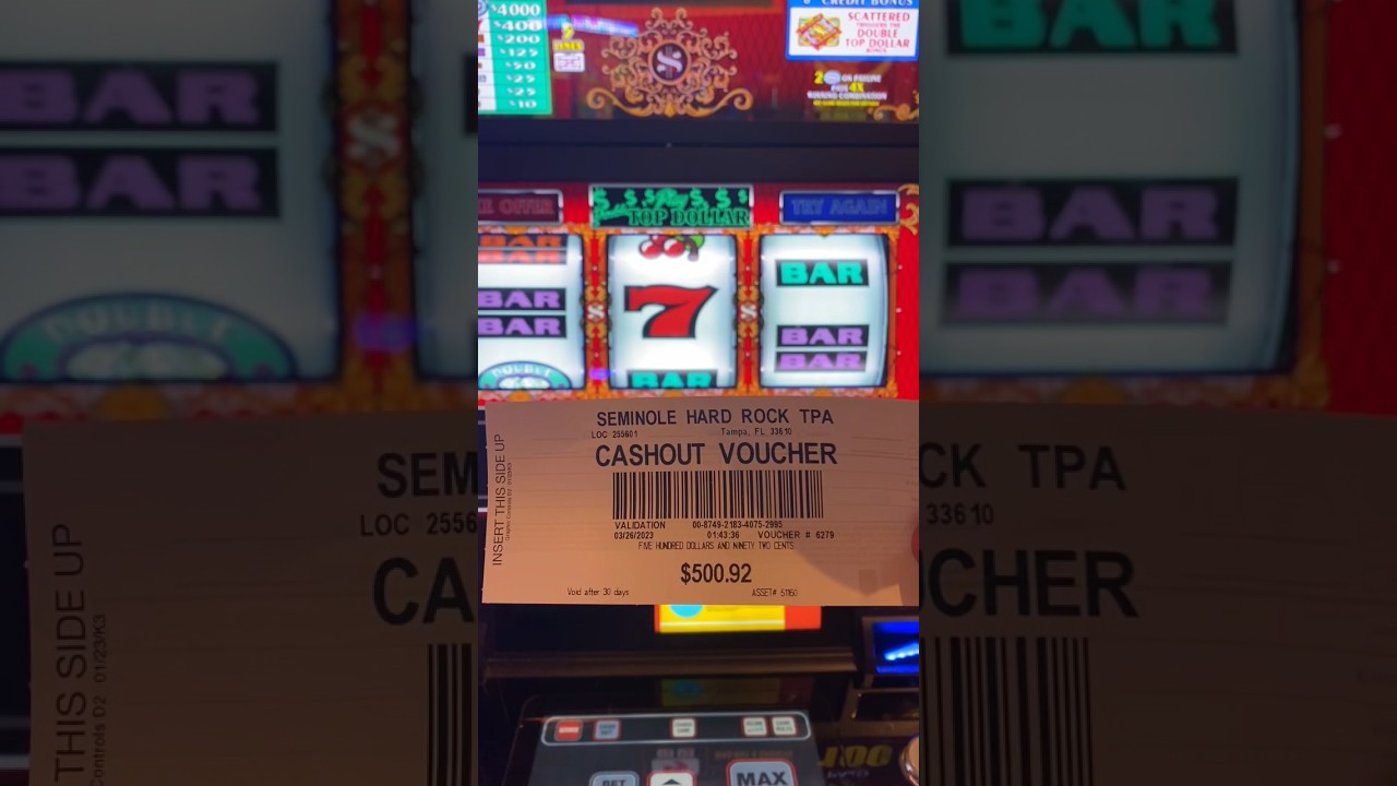TOP DOLLAR!!! BIG WIN slots hardrock Video