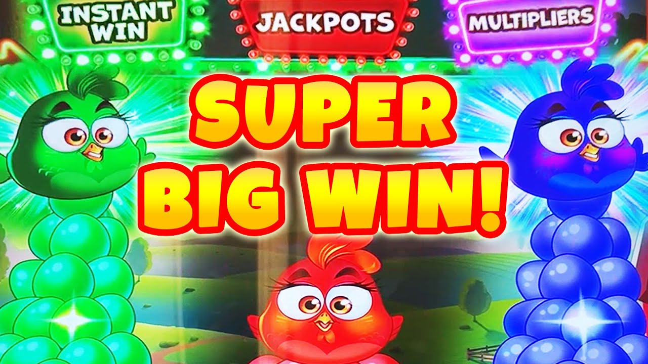 SUPER BIG WIN in Crazy Chickens slot for Triple Pop Tuesday! Winner, Winner Chicken Dinner! Video