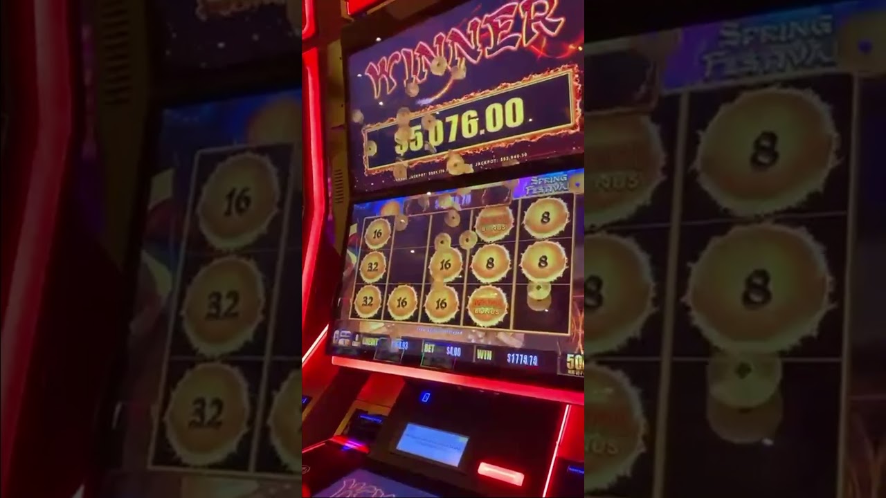 Big win on first slot game of !! ball spring festival jackpot bonus! amazing bigwin casino Video