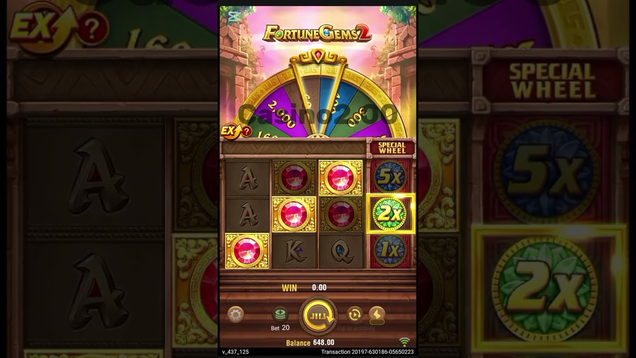 Fortune Gems 3 | Jili Slot Game Play | jili big win @Casino2.00 Video