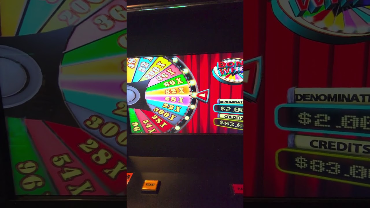 Bonus Wheel Spin PA Skills Slot Machine Big Win Video