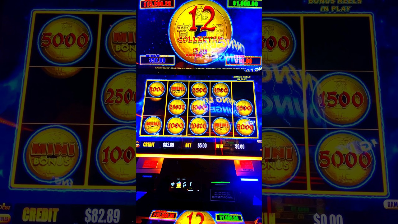 WOW! WON BIG with just $ on Dollar Storm slot machine! slot casino shorts Video