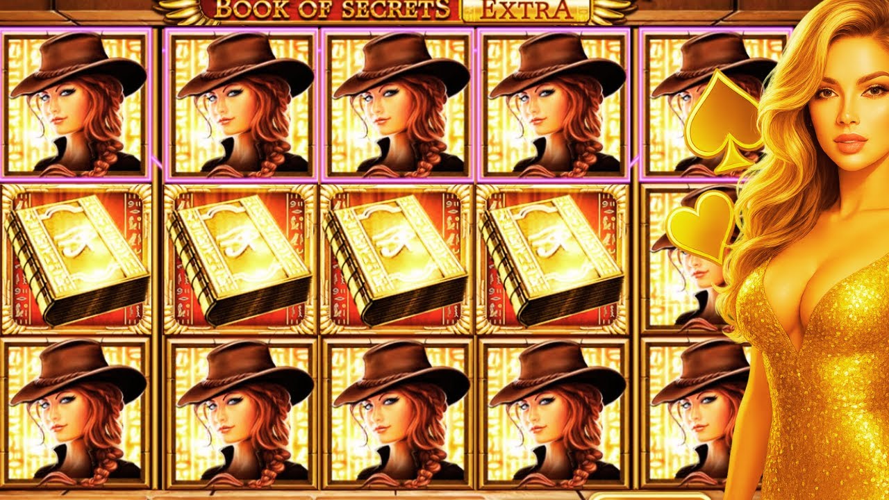 BIG WIN Slot Book of Secrets Extra | Synot Free Spins & Mega Bonus Feature! Video