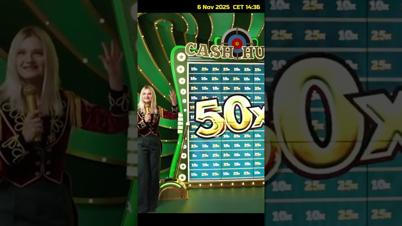 50x Top Slot on Cash Hunt #casinoscores #crazytime #bigwin Video