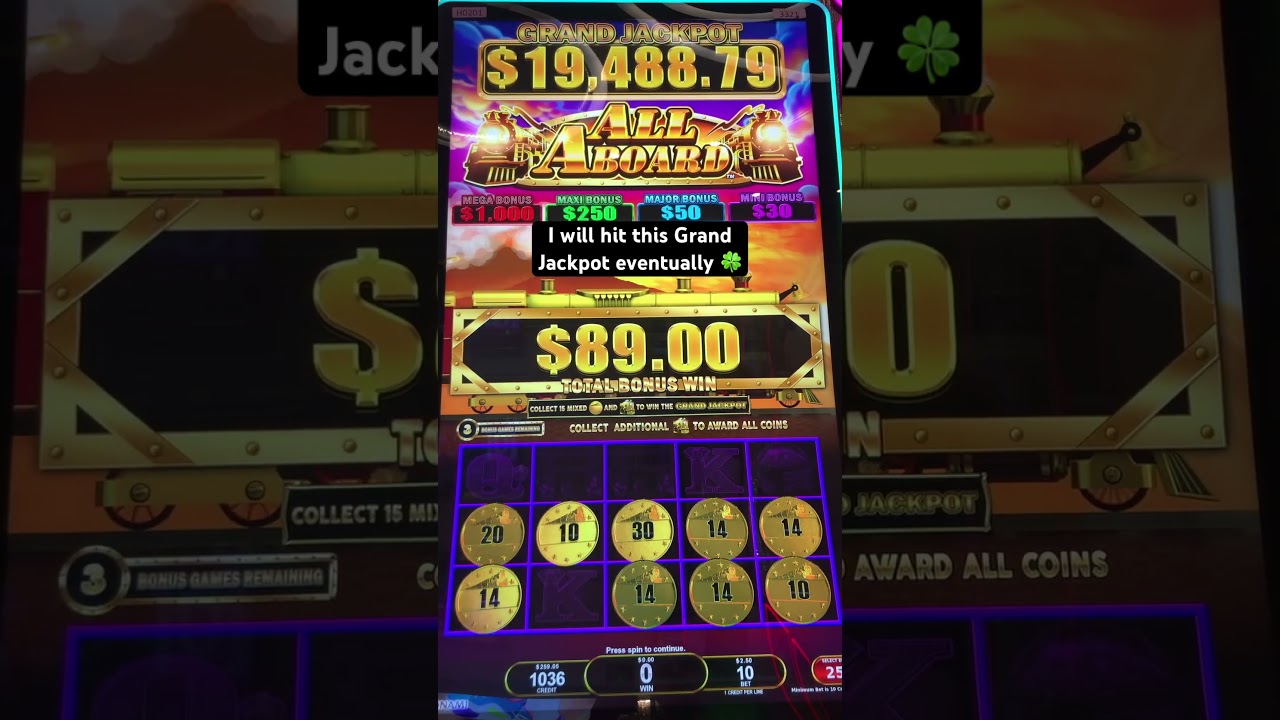 Chasing big wins on the All Aboard Slot Machine Video