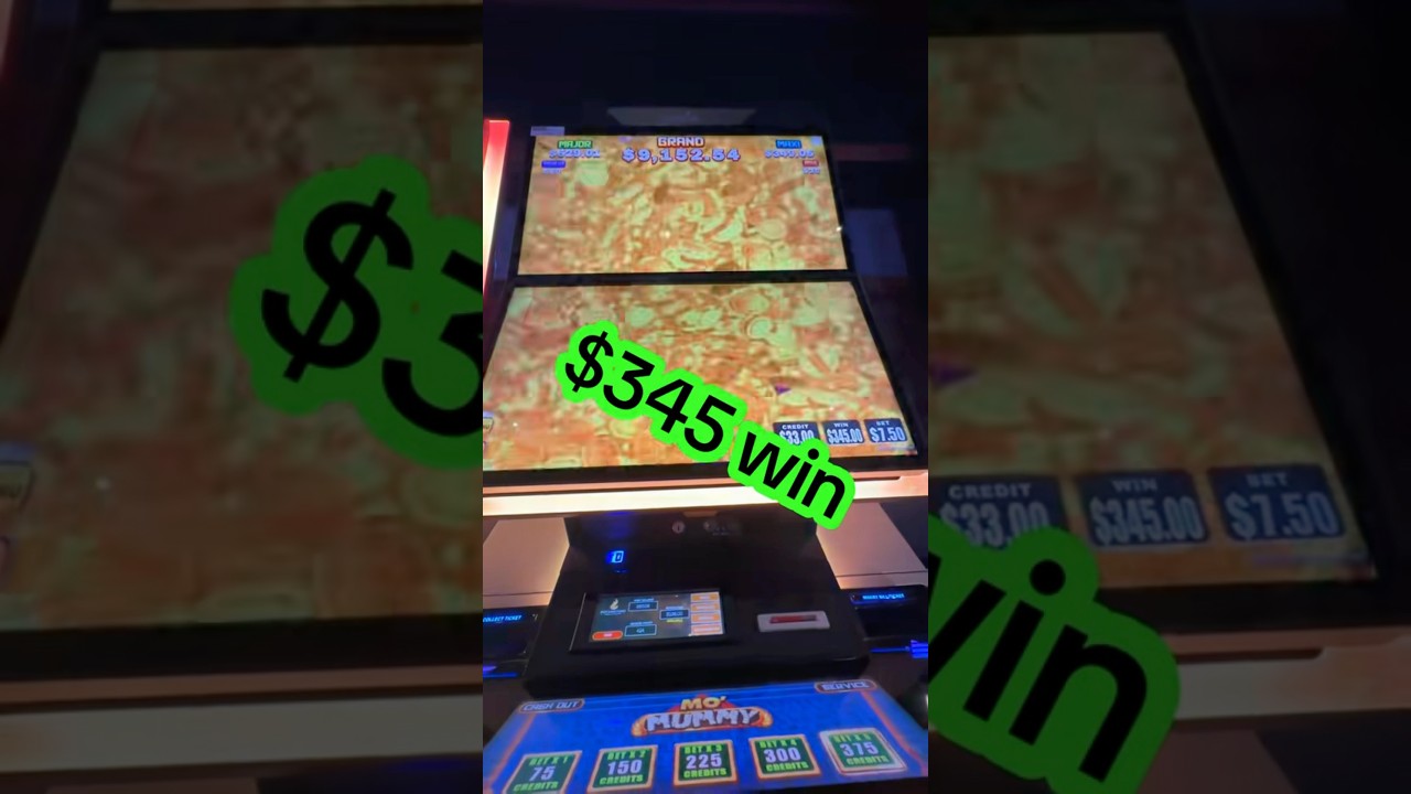 BIG WIN!! ON Mo Mummy. #casino #slot #gambling #jackpot Video