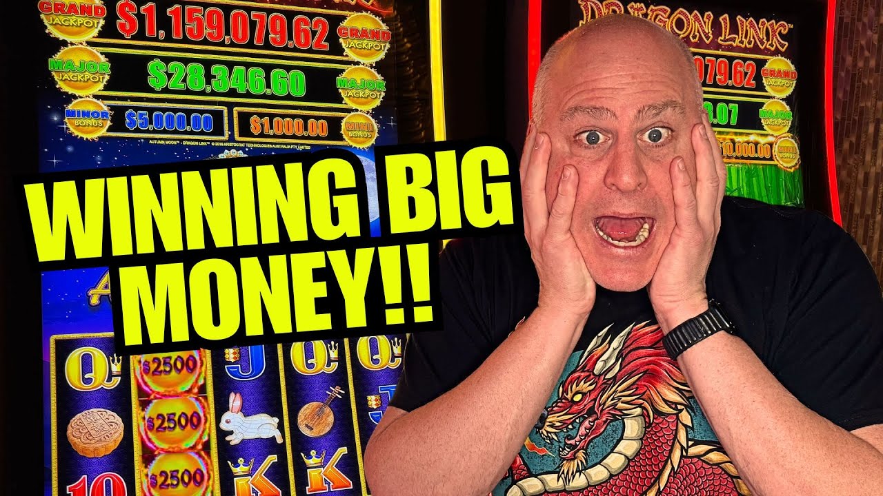 WINNING SO MUCH MONEY ON $,, DRAGON LINK SLOTS!!! Video